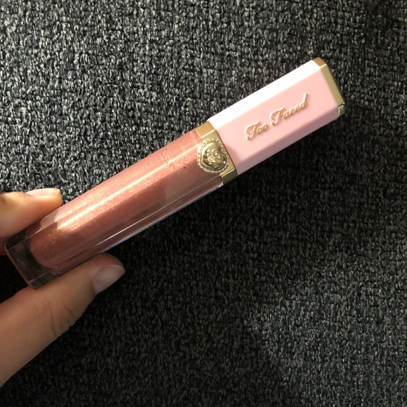 Too Faced High-Shine Sparkling Lip Gloss & Too Faced matte long wear lipstick - Picture 7 of 12